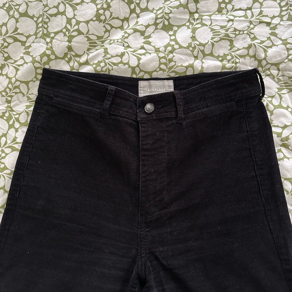 Everlane Black Corduroy Trousers